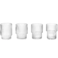 Ripple glas 4-pack, helder