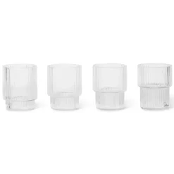 Ripple glas small 6 cl 4-pack, Helder