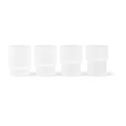 Ripple glas small 6 cl 4-pack, Frosted