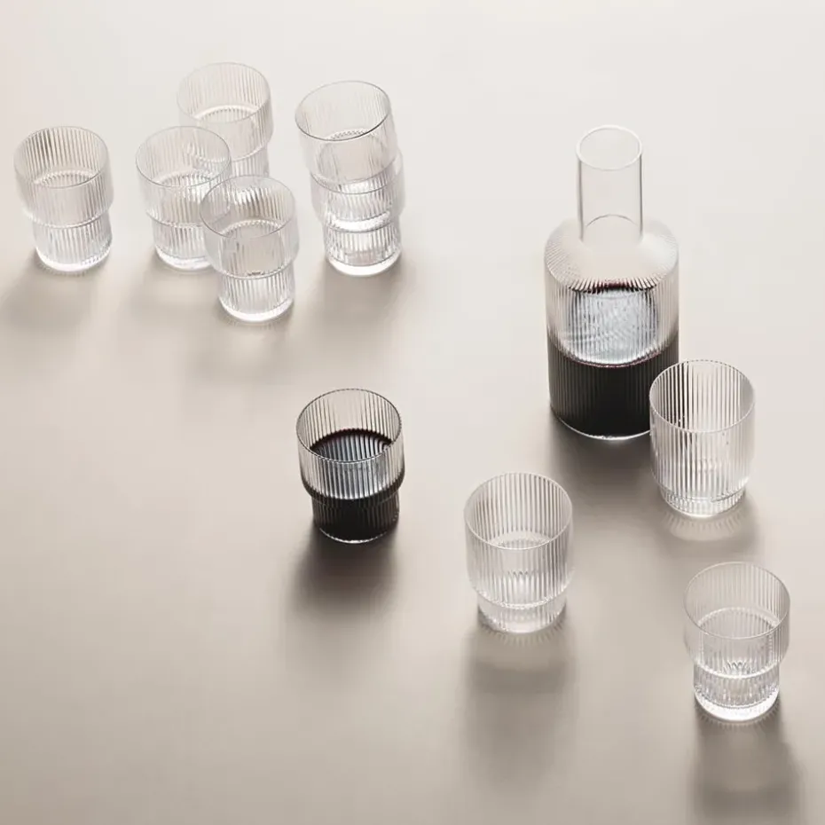 Ripple karaf, helder