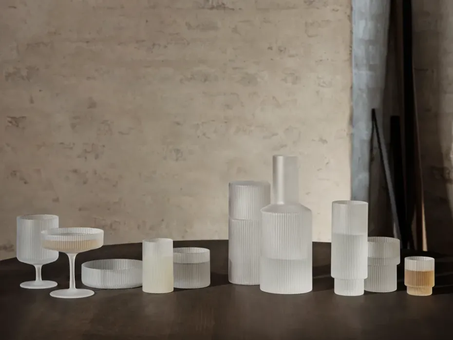 Ripple verrines glaas 14 cl 4-pack, Clear