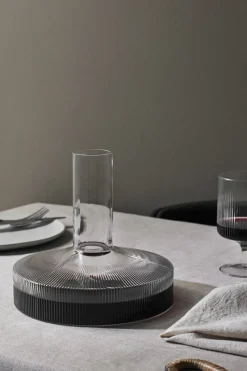 Ripple wijnkaraf, Gerookt Grijs