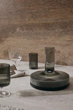 Ripple wijnkaraf, Gerookt Grijs