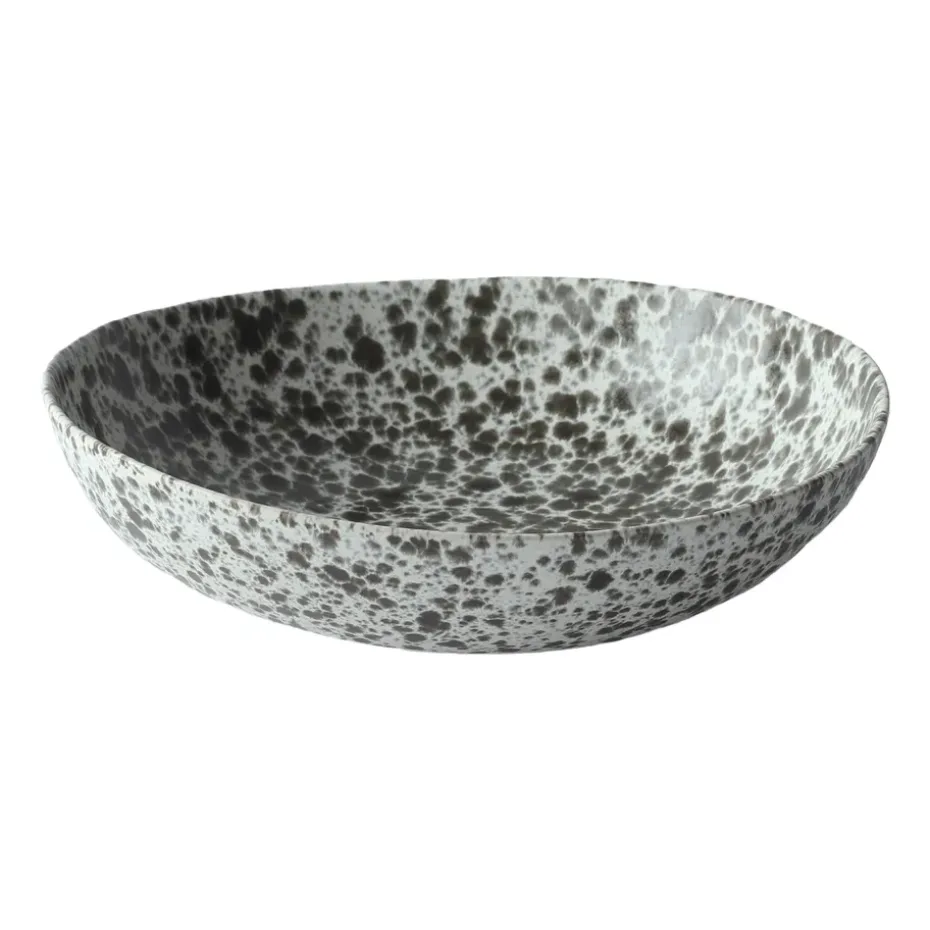 Rivoli saladeschaal medium Ø30 cm, Green splatter