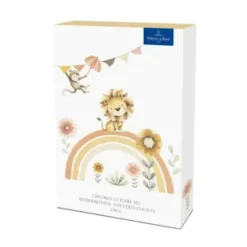 Roar like a Lion kinderbestek 4-delig, Roestvrij staal