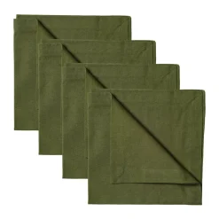 Robert servet 4-pack, Donker olijfgroen