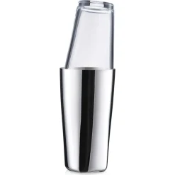 Rocks Boston shaker, Polished steel