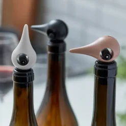 Rocks wijnstopper 3,2x6,4 cm, Warm grey