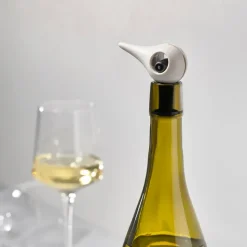 Rocks wijnstopper 3,2x6,4 cm, Warm grey