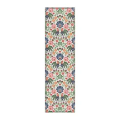 Rooster tafelloper 35x120 cm, Multi