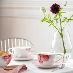 Rose Garden theekop, Wit