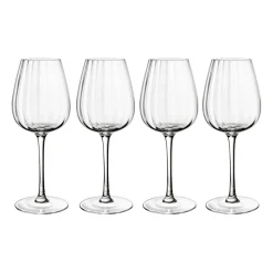 Rose Garden wittewijnglas 4-pack 43 cl, Transparant