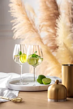 Rose Garden wittewijnglas 4-pack 43 cl, Transparant