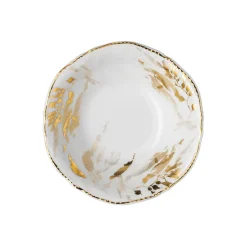 Rosenthal Heritage Midas fruitschaal 15 cm, Wit-goud