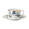 Rosenthal Heritage Turandot theekop met schotel, Wit