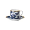 Rosenthal Heritage Turandot espressokopje met schoteltje, Blauw