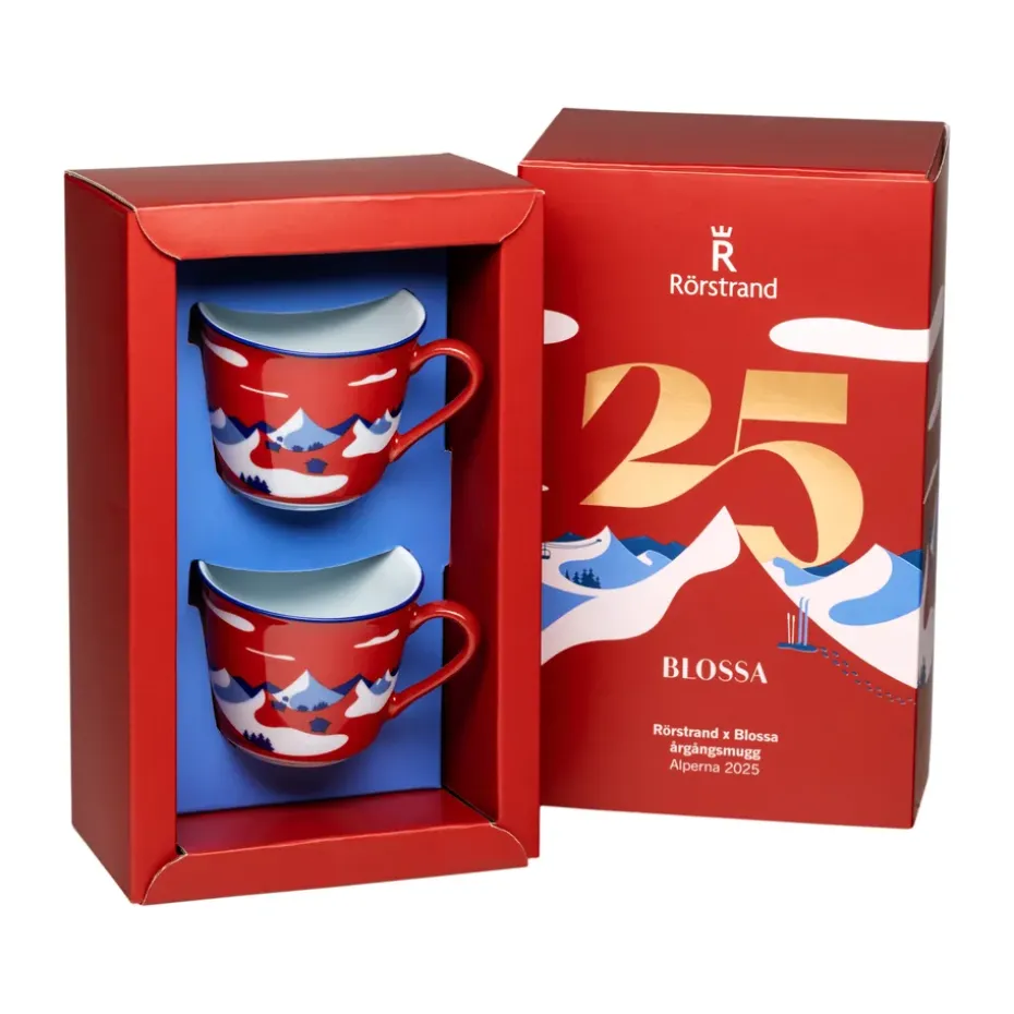 Rörstrand blossa glühweinmok 14 cl, 2-pack