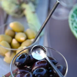 Ørskov Lava olijflepel 2-delig, Roestvrij staal