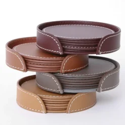 Ørskov onderzetter (glazen) 6-pack, cognac