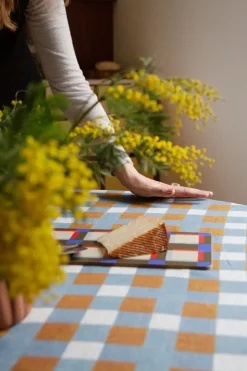 Rutan tafellaken 147x250 cm, Oat