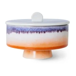 70's bonbon schaal, Mauve