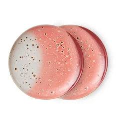 70's bord Ø 17,5 cm 2-pack, Lychee