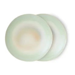 70's bord Ø27,5 cm 2-pack, Palms