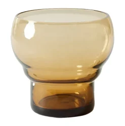 70's Bulb glas 27 cl 4-pack, Amber