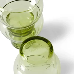 70's Bulb glas 27 cl 4-pack, Mint green