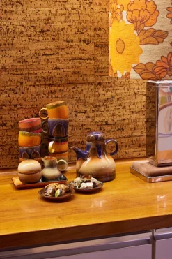 70's koffie schotel Ø11,5 cm, Slow roast