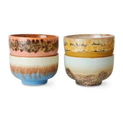 70's kom Ø13,5 cm 4-pack, Seabreeze