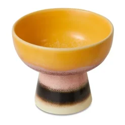 70's tapasschaal op voet S Ø11x9,5 cm, Sunshade