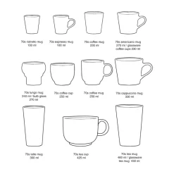 70's theekop 42,5 cl, Vesper