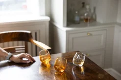 Sagaform tumblers met afgeronde bodem 30 cl 6-pack, Amber