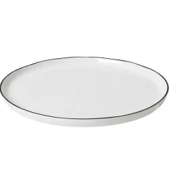 Salt bord zonder stippen, Ø 22 cm.