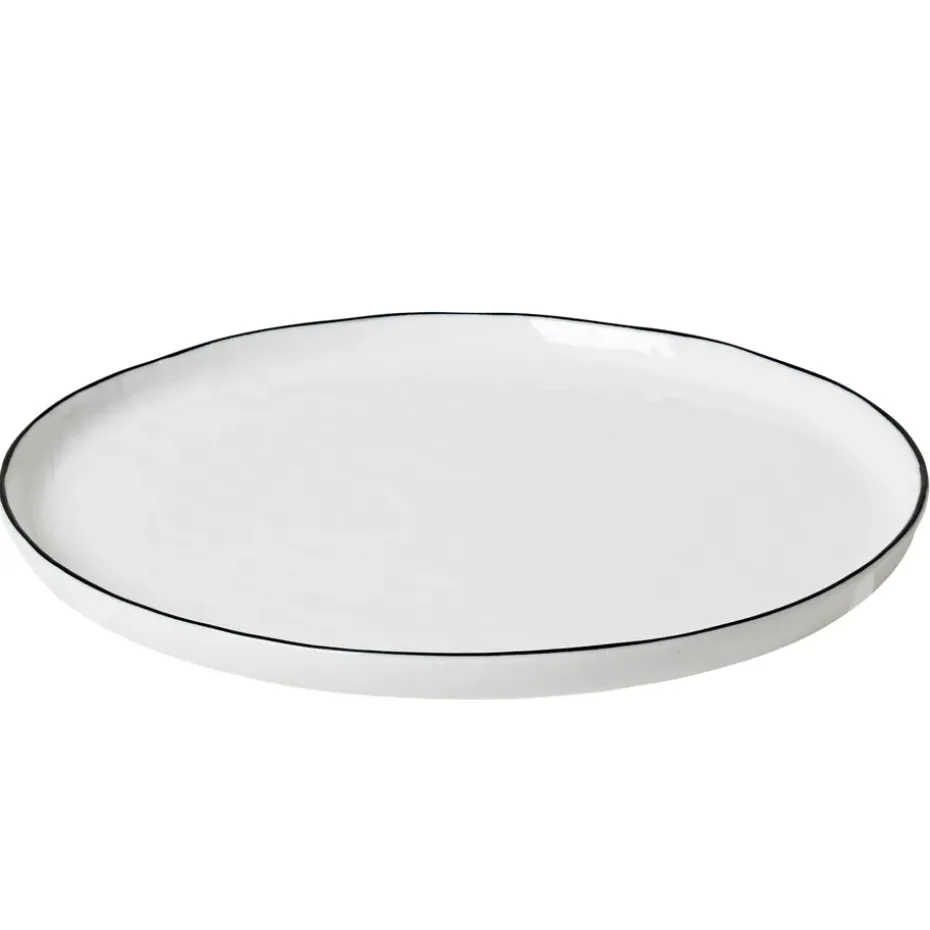 Salt bord zonder stippen, Ø 22 cm.