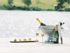 Salut champagnesabel 42 cm, Roestvrij staal