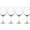 Salute bordeauxwijnglas 81 cl, 4 stuks, transparant