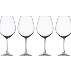 Salute bordeauxwijnglas 81 cl, 4 stuks, transparant