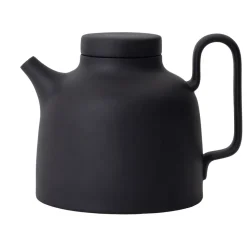 Sand theepot 65 cl, Black clay