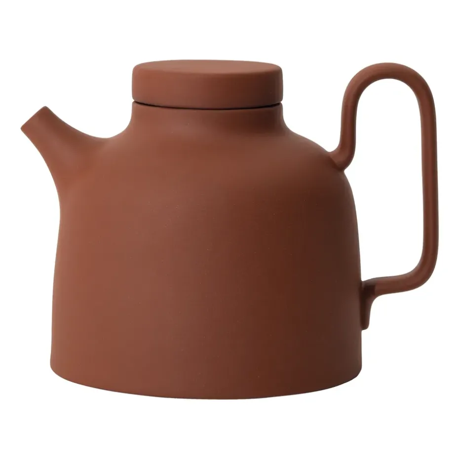 Sand theepot 65 cl, Red clay