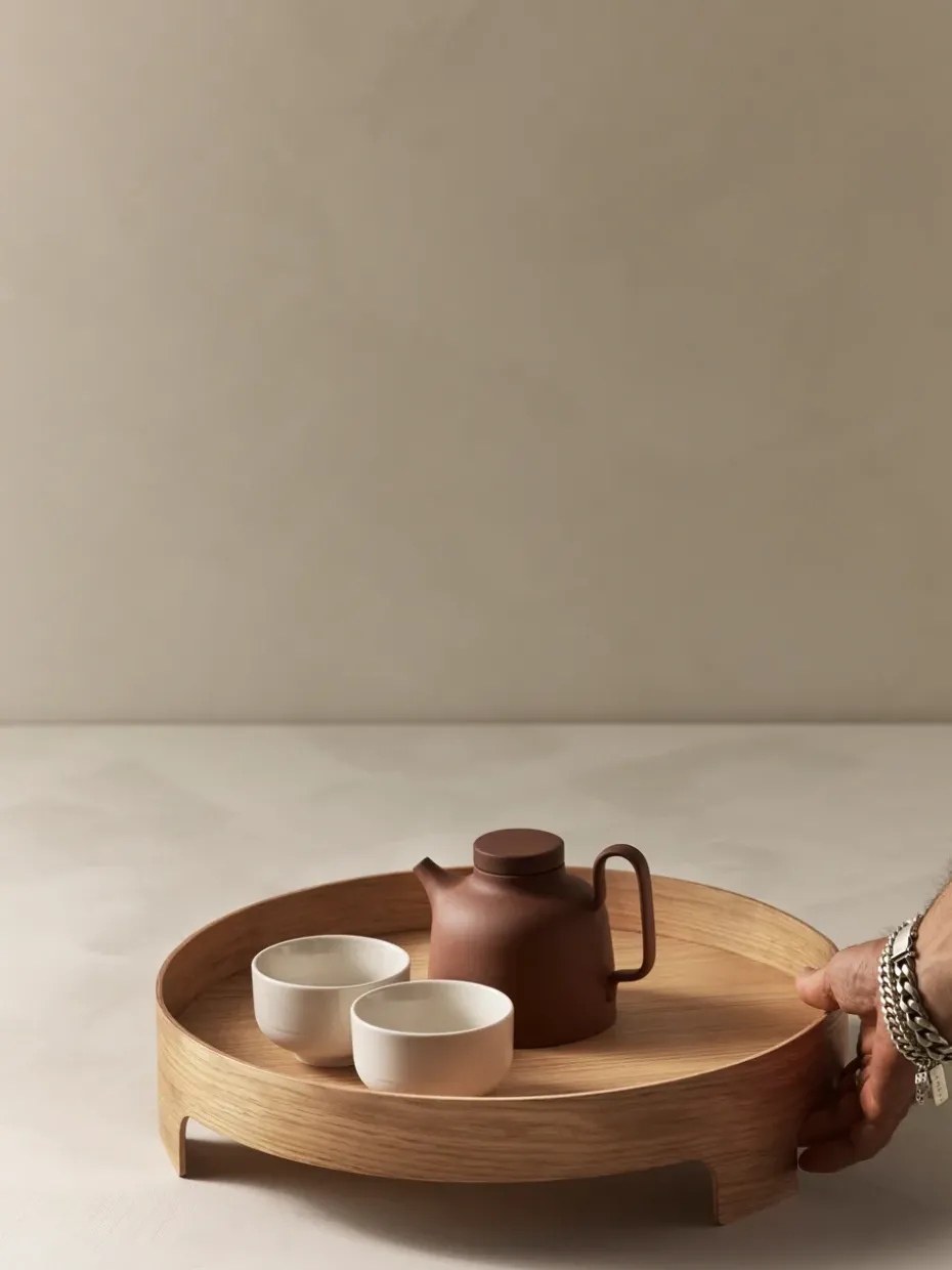 Sand theepot 65 cl, Red clay