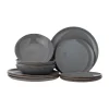 Sandrine servies 12-delig, Grijs