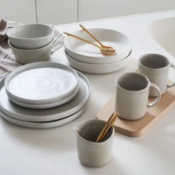 Sandsbro bordje, Lichtgrijs, Ø20 cm