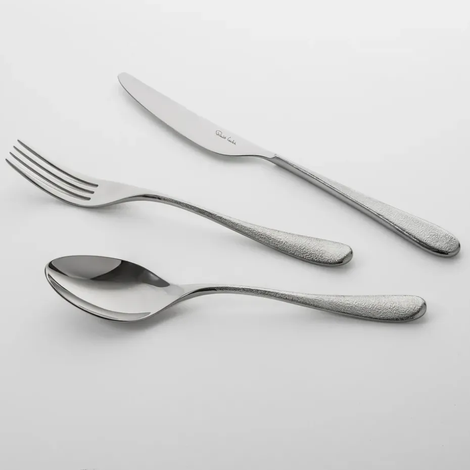 Sandstone dinerlepel glanzend, Roestvrij staal