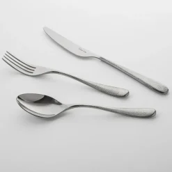 Sandstone dinermes glanzend, Roestvrij staal