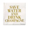 Save water servetten 20-pack, 33 x 33 cm.