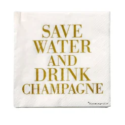 Save water servetten 20-pack, 33 x 33 cm.