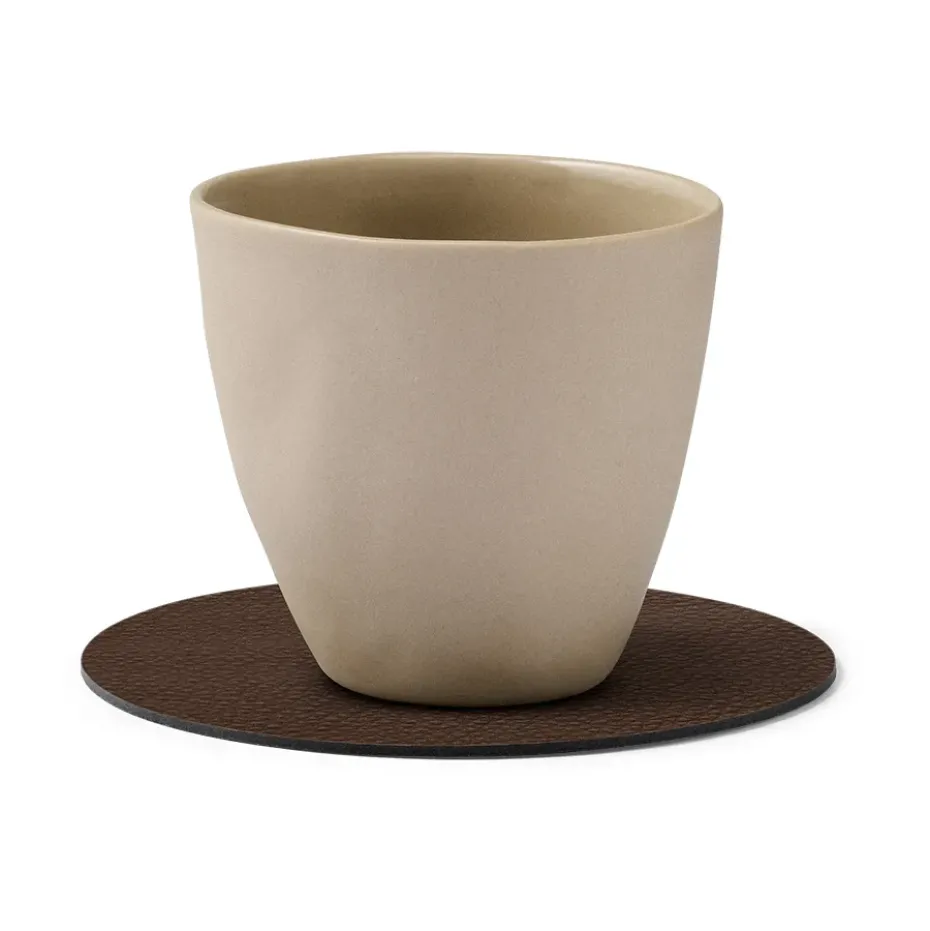 Serene glasonderzetter circle Ø10 cm, Hazel