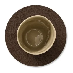 Serene glasonderzetter circle Ø10 cm, Hazel